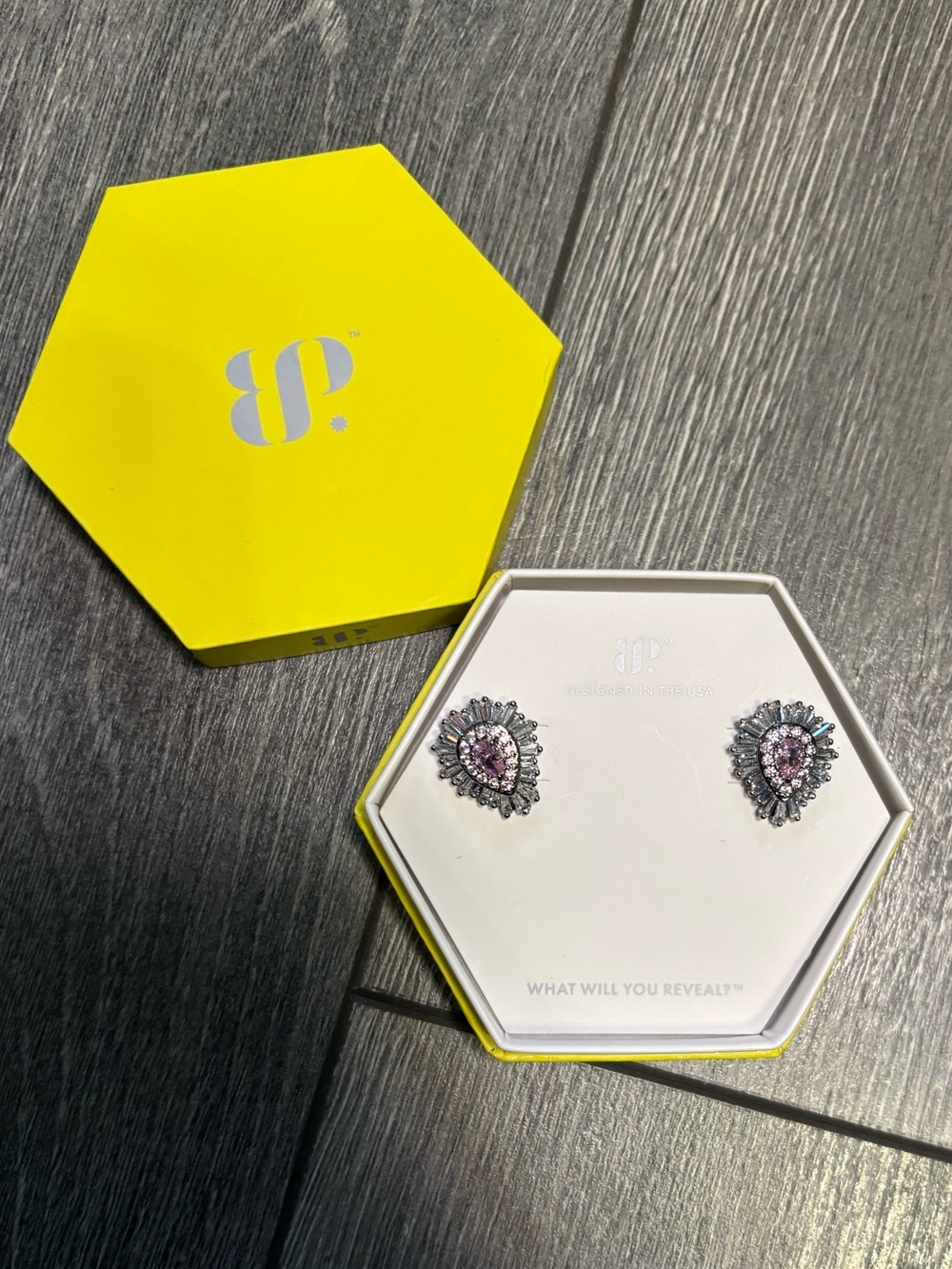 Bomb Party Originals Earrings Hold My Heart & My Halo